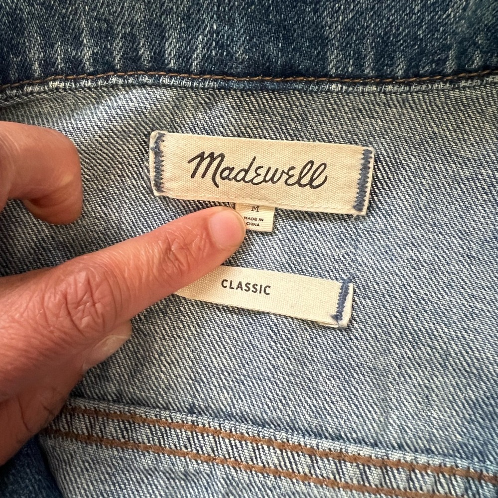 Madewell Classic Jean Jacket sz medium - Picture 4 of 8